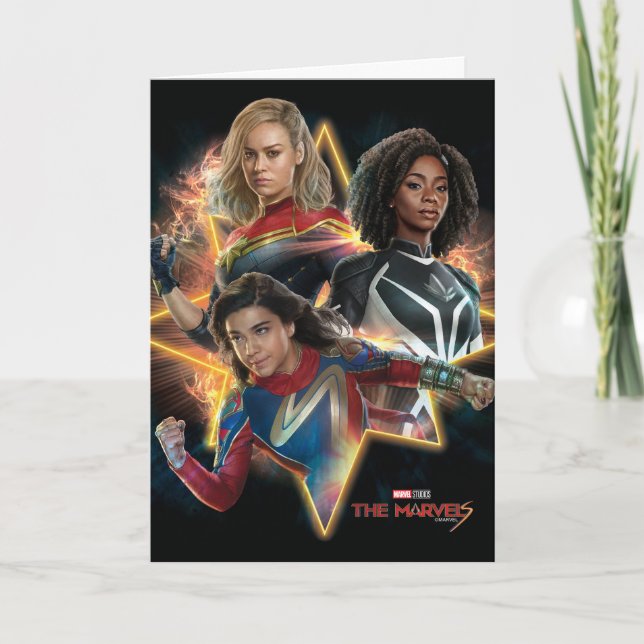 The Marvels Emerging From Star Graphic Card (Front)