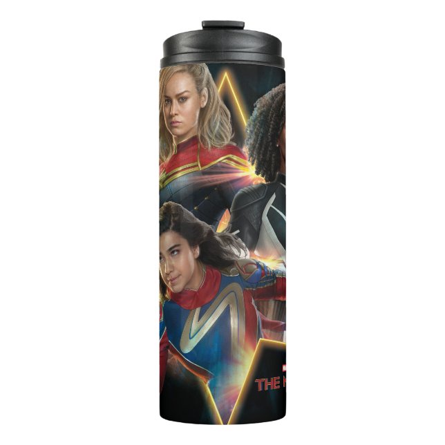The Marvels Emerging From Star Graphic Thermal Tumbler (Front)