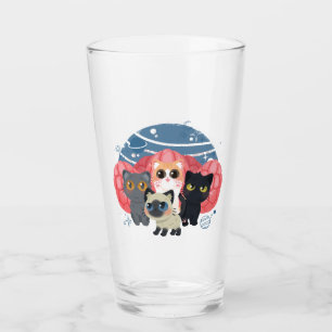 The Marvels Flerkittens Illustration Glass