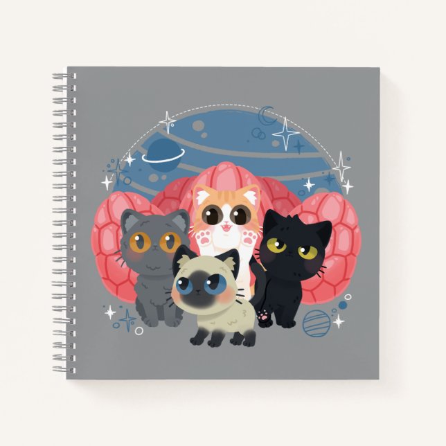 The Marvels Flerkittens Illustration Notebook (Front)