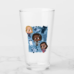 The Marvels Flying With Flerkittens Cartoon Glass