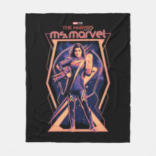 The Marvels Ms. Marvel Character Graphic Fleece Blanket
