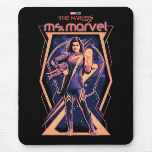 The Marvels Ms. Marvel Character Graphic Mouse Pad