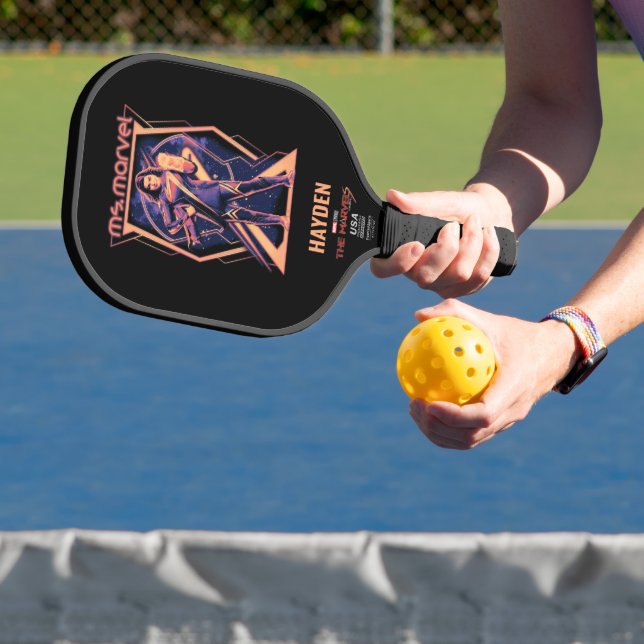 The Marvels Ms. Marvel Character Graphic Pickleball Paddle (Insitu)