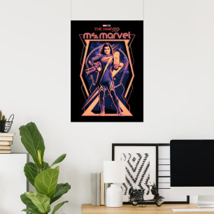 The Marvels Ms. Marvel Character Graphic Poster