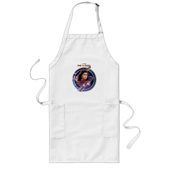 The Marvels Ms. Marvel Circle Badge Long Apron (Front)