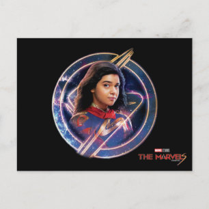 The Marvels Ms. Marvel Circle Badge Postcard