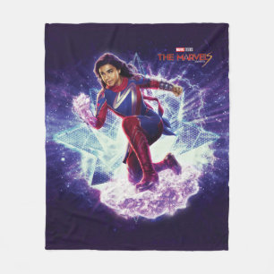 The Marvels Ms. Marvel Star Graphic Fleece Blanket