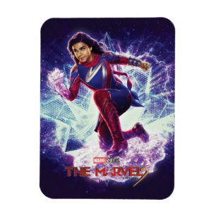 The Marvels Ms. Marvel Star Graphic Magnet