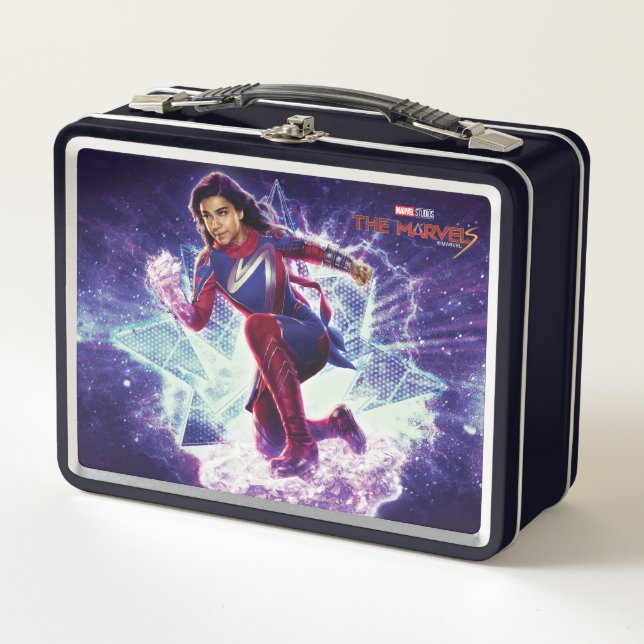 The Marvels Ms. Marvel Star Graphic Metal Lunch Box (Front)