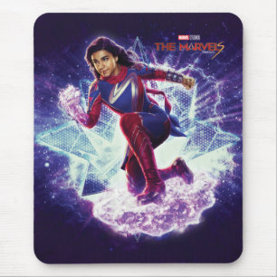 The Marvels Ms. Marvel Star Graphic Mouse Pad