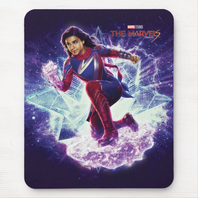 The Marvels Ms. Marvel Star Graphic Mouse Pad (Front)