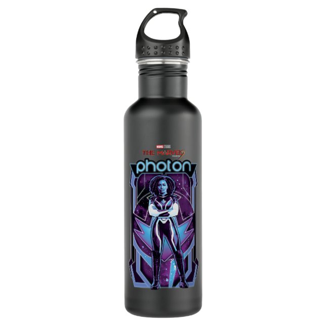 The Marvels Photon Character Badge 710 Ml Water Bottle (Front)
