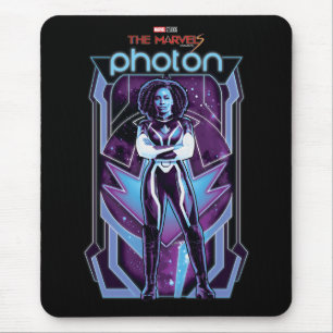 The Marvels Photon Character Badge Mouse Pad