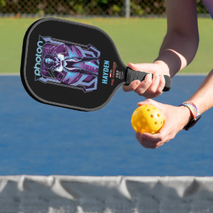 The Marvels Photon Character Badge Pickleball Paddle