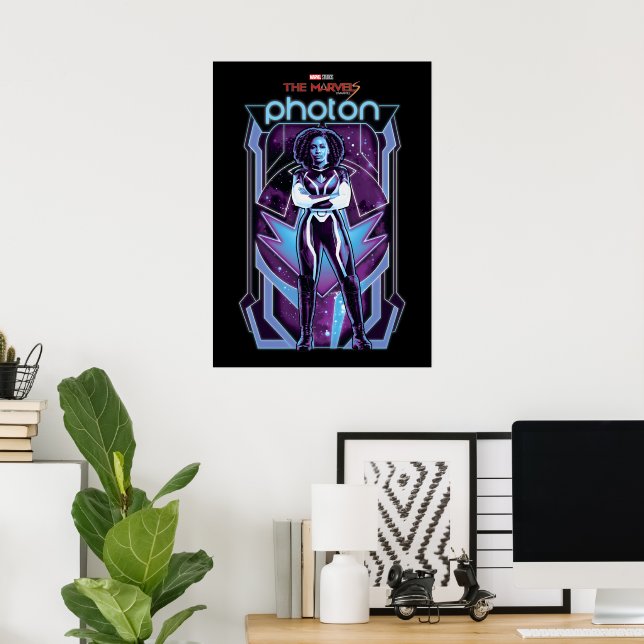 The Marvels Photon Character Badge Poster (Home Office)