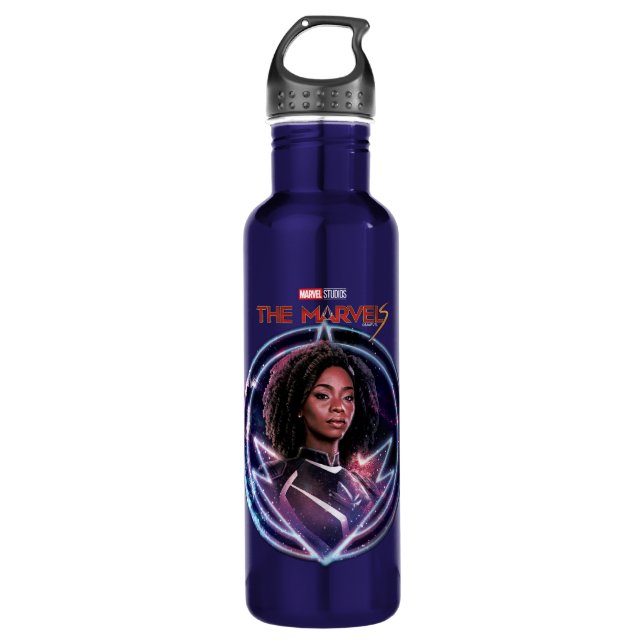 The Marvels Photon Circle Badge 710 Ml Water Bottle (Front)