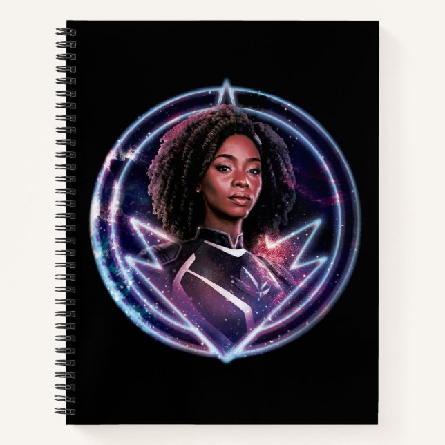 The Marvels Photon Circle Badge Notebook (Front)