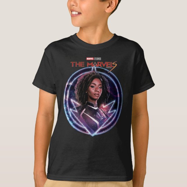 The Marvels Photon Circle Badge T-Shirt (Front)