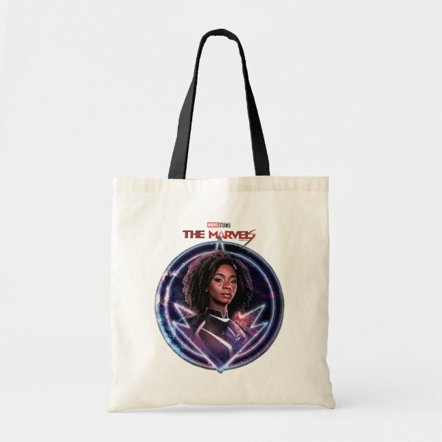The Marvels Photon Circle Badge Tote Bag (Front)