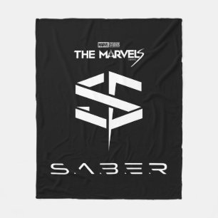 The Marvels S.A.B.E.R. Logo Fleece Blanket