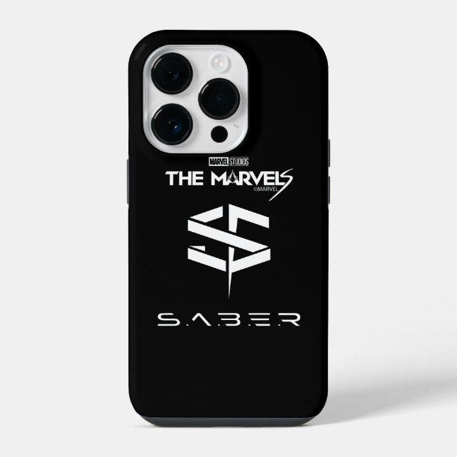 The Marvels S.A.B.E.R. Logo iPhone Case (Back)