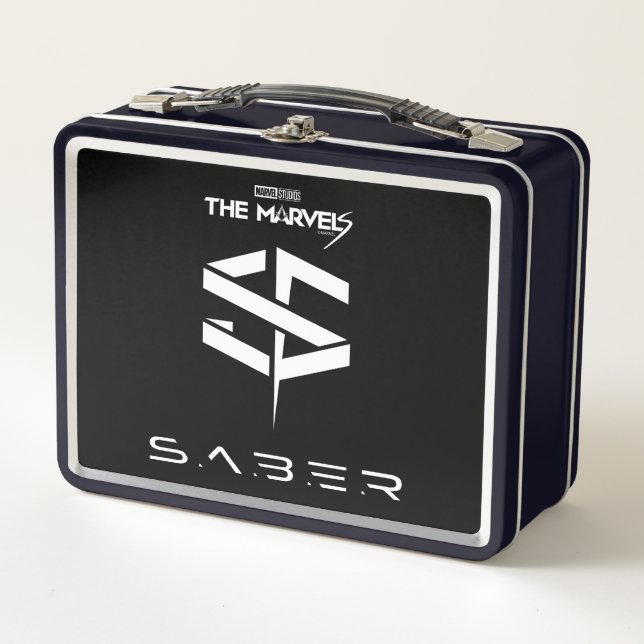 The Marvels S.A.B.E.R. Logo Metal Lunch Box (Front)