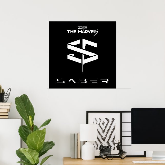 The Marvels S.A.B.E.R. Logo Poster (Home Office)