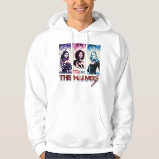 The Marvels Tri-Colour Panel Logo Badge Hoodie