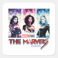 The Marvels Tri-Colour Panel Logo Badge