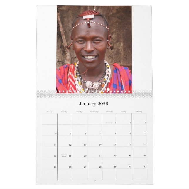 The Masai People of Kenya, 2008 Calendar (Jan 2026)