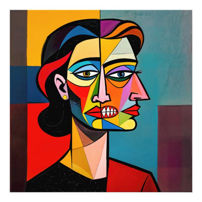 The Mask and the Monster - Portrait of a Deceiver Photo Print (Front)