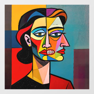 The Mask and the Monster - Portrait of a Deceiver Window Cling