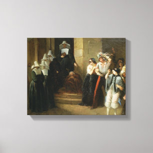 The Masked Ball, c.1870 Canvas Print