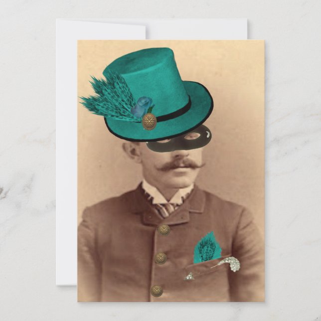 The Masked Hatter Invitation (Front)