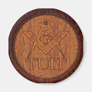 The Masons Round Tuit magnet
