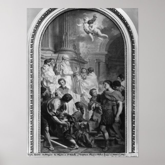 The Mass of St. Basil, before 1747 Poster (Front)