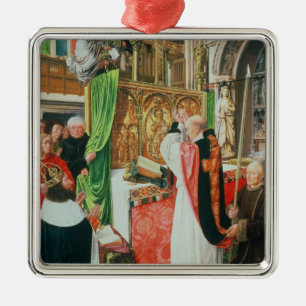 The Mass of St. Giles, c.1500 Metal Ornament