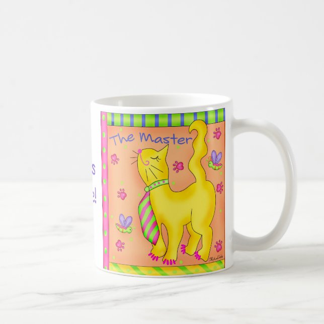 The Master Cat Mug Cats Rule (Right)