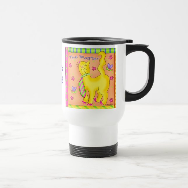 The Master Cat Travel Mug (Right)