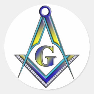 The Master Mason Classic Round Sticker