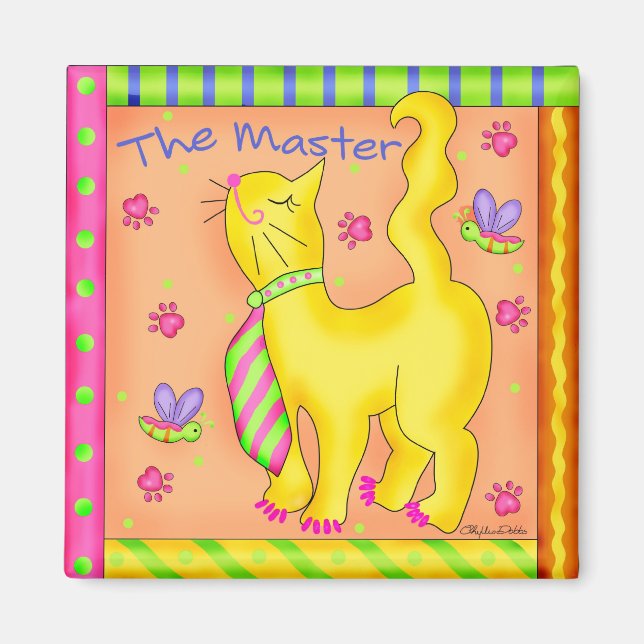 The Master Square Magnet (Front)