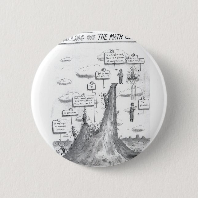 The Math Process 2 Inch Round Button (Front)