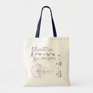 The Math Tote Bag by The Pasadena Collection