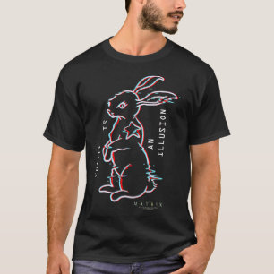 The Matrix Resurrections White Rabbit 3D Logo T-Sh T-Shirt