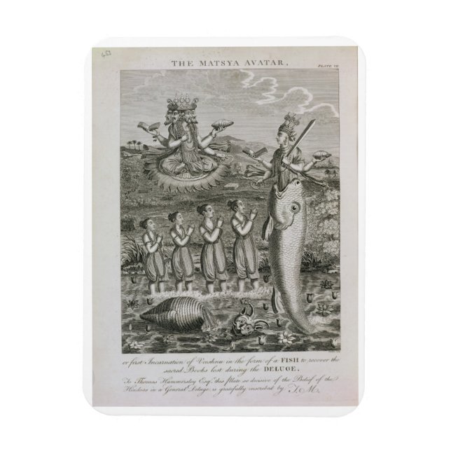 The Matsya Avatar, or the First Incarnation of Vis Magnet (Vertical)