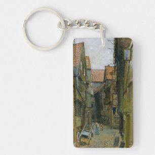 The Matthiasstrasse in Hamburg, 1891 Keychain