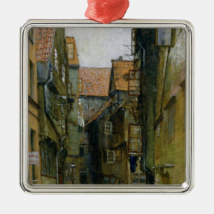 The Matthiasstrasse in Hamburg, 1891 Metal Ornament