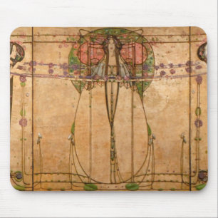 The May Queen - Margaret Macdonald Mackintosh Mouse Pad