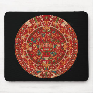 The Mayan (Aztec) Calendar Wheel Mouse Pad